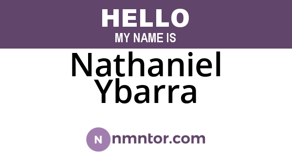 Nathaniel Ybarra