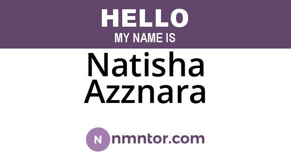 Natisha Azznara