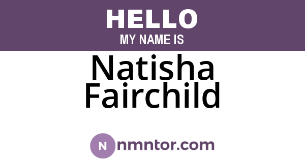 Natisha Fairchild