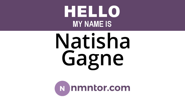 Natisha Gagne