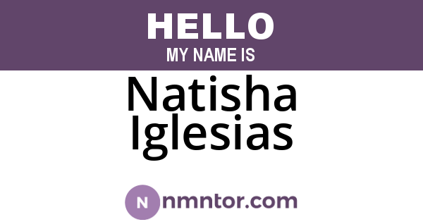 Natisha Iglesias