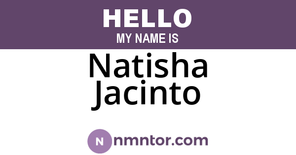 Natisha Jacinto