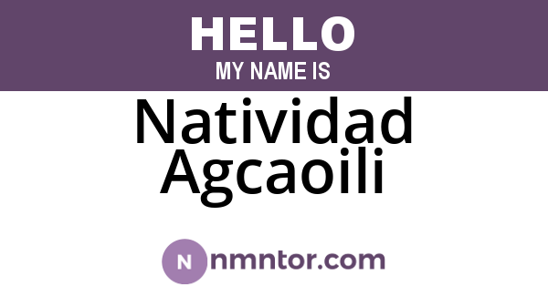 Natividad Agcaoili