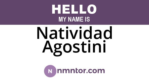 Natividad Agostini