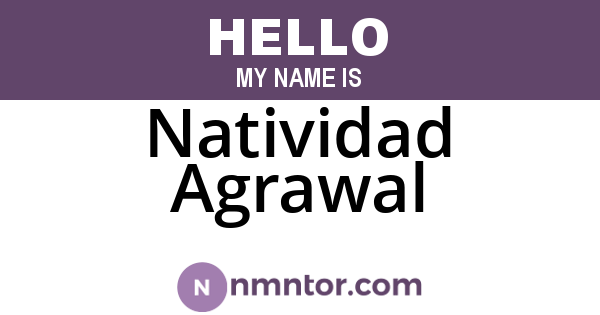 Natividad Agrawal