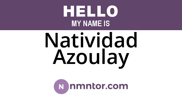 Natividad Azoulay