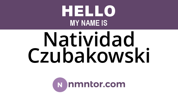 Natividad Czubakowski