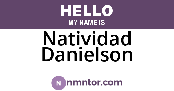 Natividad Danielson
