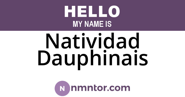 Natividad Dauphinais