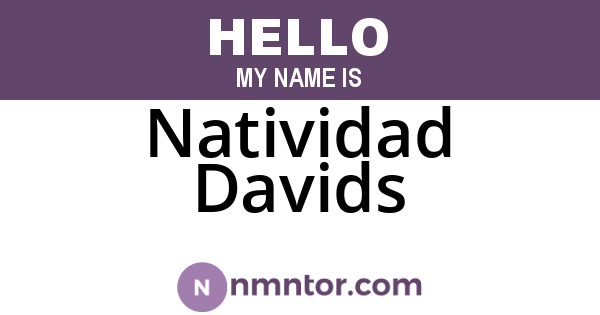 Natividad Davids