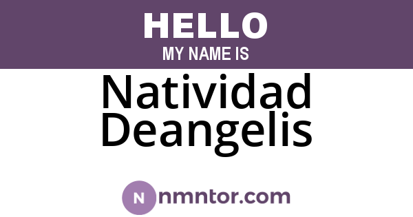 Natividad Deangelis
