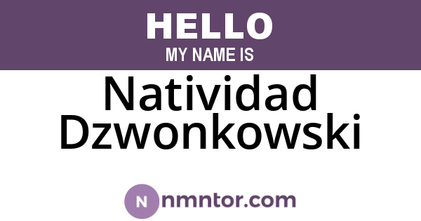 Natividad Dzwonkowski