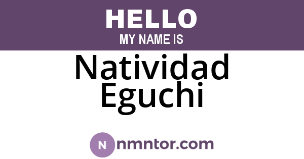 Natividad Eguchi