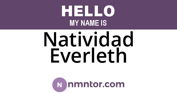 Natividad Everleth