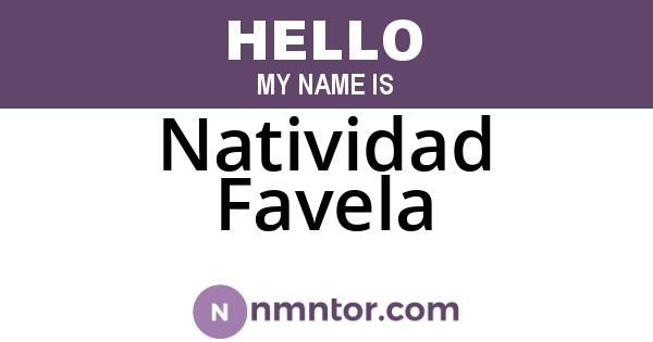 Natividad Favela