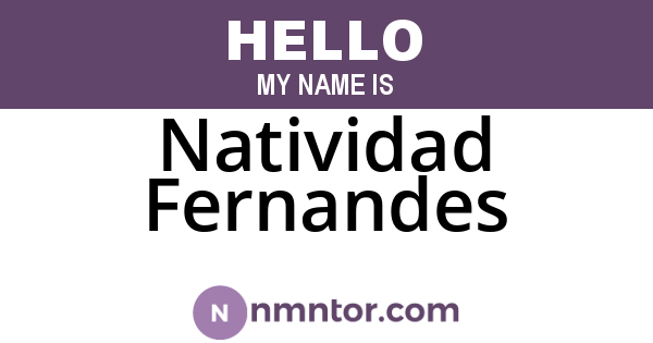 Natividad Fernandes