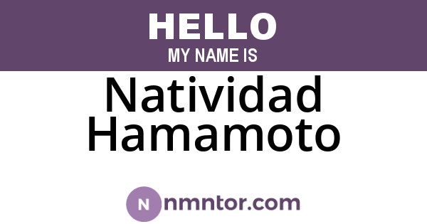 Natividad Hamamoto