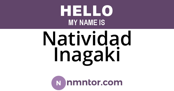 Natividad Inagaki