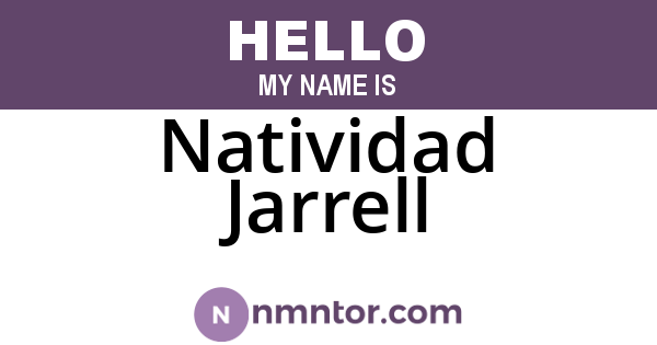Natividad Jarrell