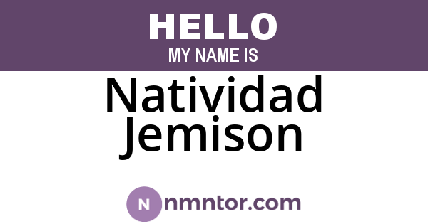 Natividad Jemison