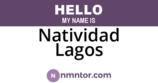 Natividad Lagos