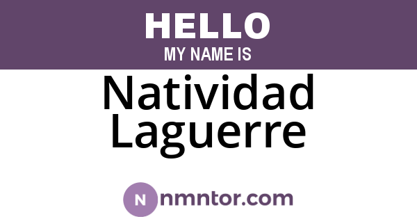 Natividad Laguerre