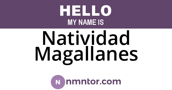 Natividad Magallanes