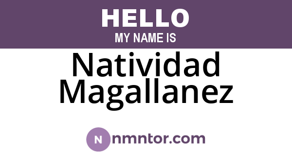 Natividad Magallanez
