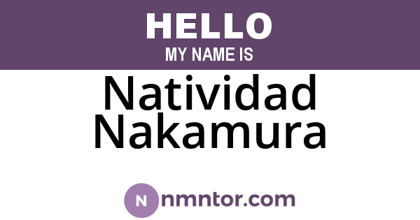 Natividad Nakamura