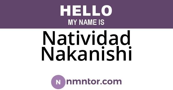 Natividad Nakanishi