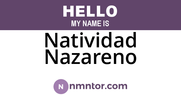 Natividad Nazareno