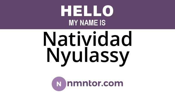 Natividad Nyulassy