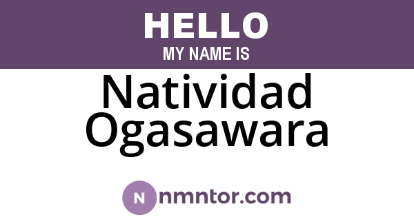 Natividad Ogasawara