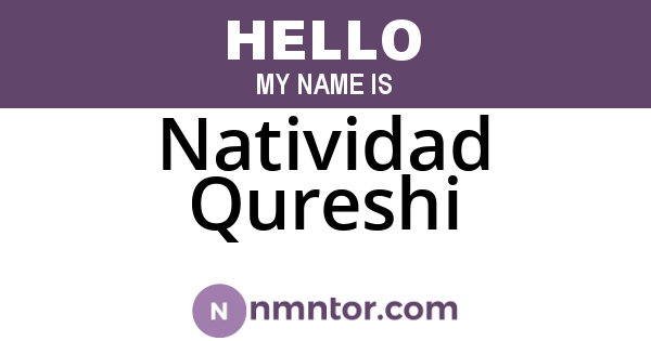 Natividad Qureshi
