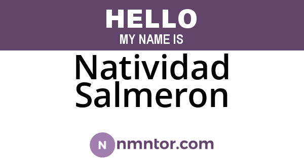 Natividad Salmeron