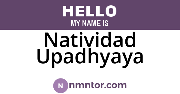 Natividad Upadhyaya