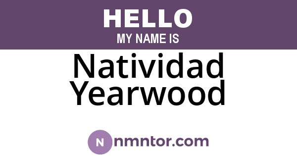 Natividad Yearwood