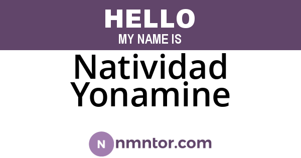 Natividad Yonamine