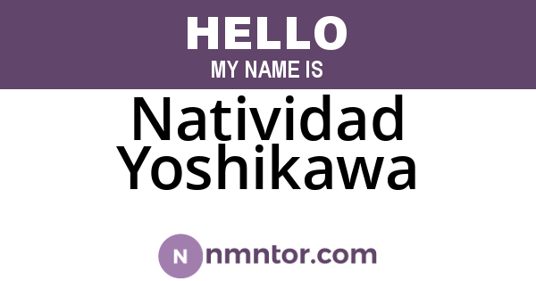Natividad Yoshikawa
