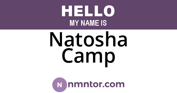 Natosha Camp