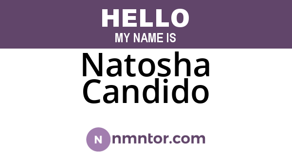 Natosha Candido