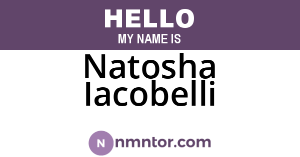 Natosha Iacobelli