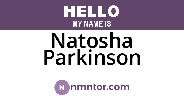 Natosha Parkinson