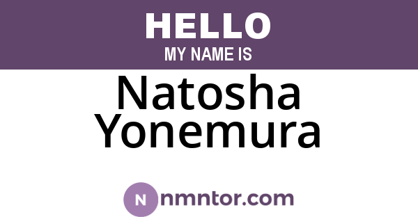 Natosha Yonemura