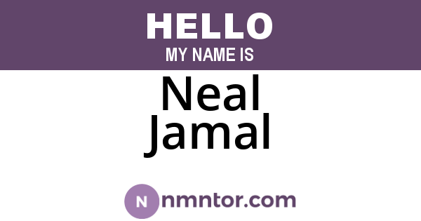 Neal Jamal