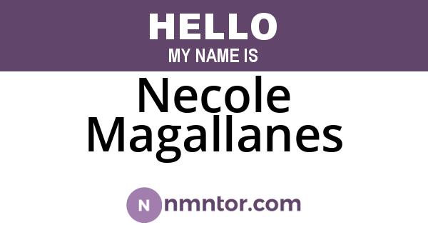 Necole Magallanes