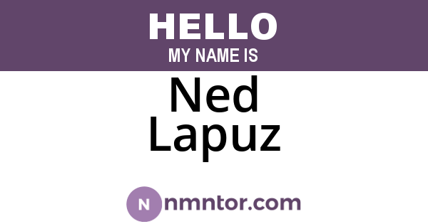 Ned Lapuz