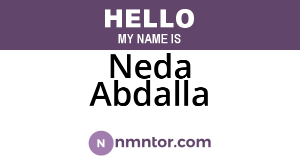 Neda Abdalla