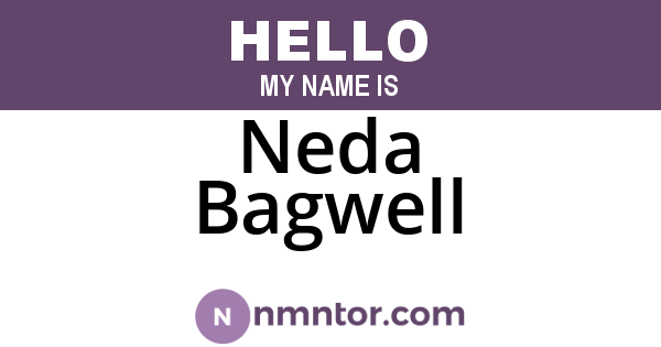 Neda Bagwell