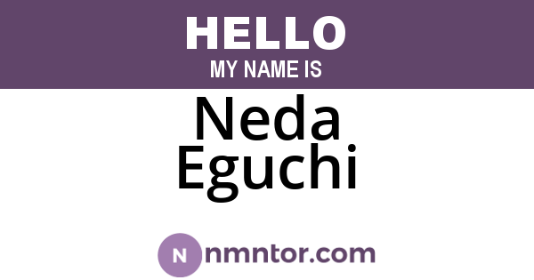 Neda Eguchi